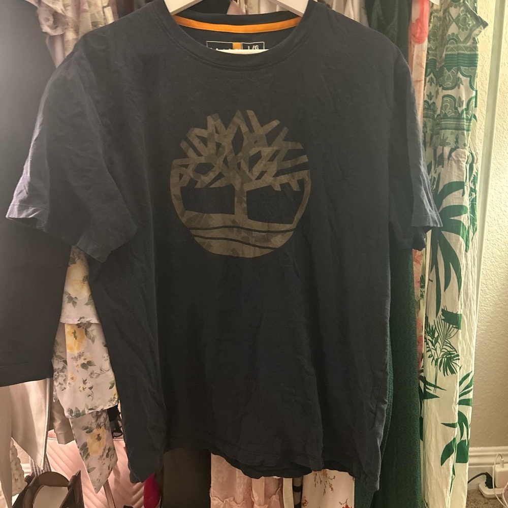 Timberland Dark Blue Organic Cotton Tee